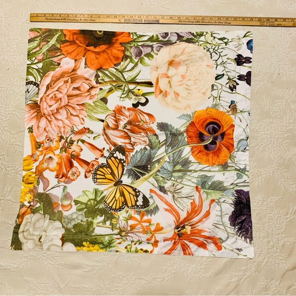 Pottery Barn butterfly floral pillow shams (2) - Picture 5 of 8